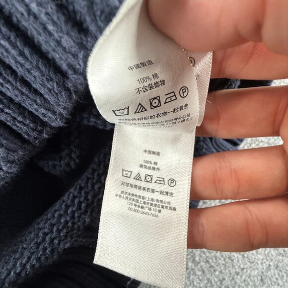 Polo Ralph Lauren Flag Sweater Navy Blue USA Stars Stripes Small Knit Pullover - Picture 16 of 16